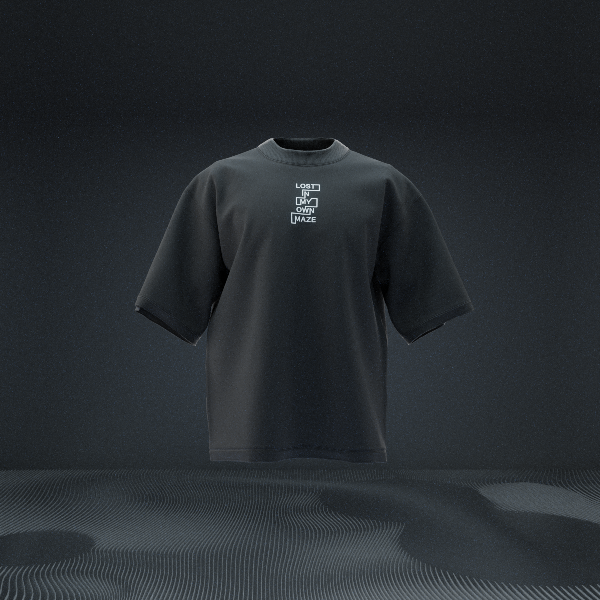 LOST IN MY OWN MAZE OVERSIZED T-SHIRT