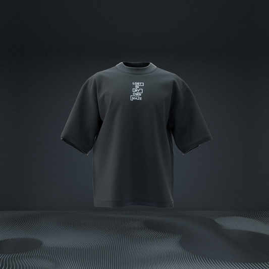 LOST IN MY OWN MAZE  OVERSIZED T-SHIRT